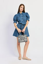 Load image into Gallery viewer, Heidi Denim Mini Dress