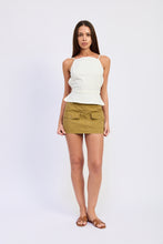 Load image into Gallery viewer, Elin Cargo Mini Skirt