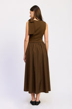 Load image into Gallery viewer, Jane Mixed Media Midi Dress