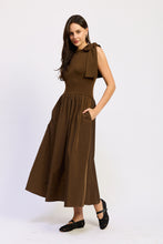 Load image into Gallery viewer, Jane Mixed Media Midi Dress