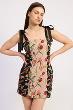 Load image into Gallery viewer, Wilhemina Contrast Mini Dress