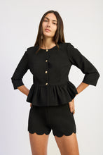 Load image into Gallery viewer, Beckham Scallop Short