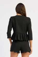 Load image into Gallery viewer, Beckham Peplum Jacket