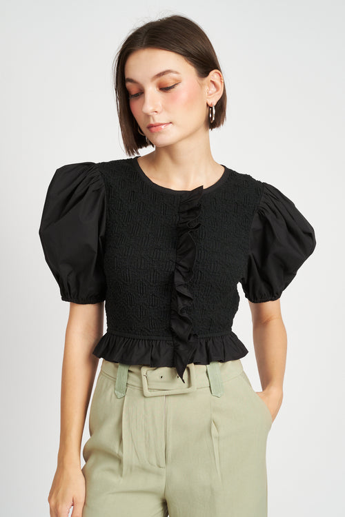 Monti Smocked Top