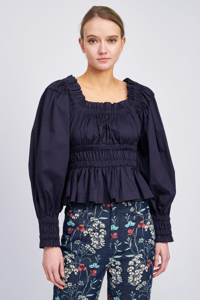 Alessia Poplin Top