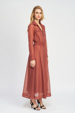 Load image into Gallery viewer, Claudette Maxi Shirt Dress