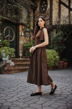 Load image into Gallery viewer, Jane Mixed Media Midi Dress