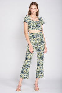 Kiara Jacquard Crop Top