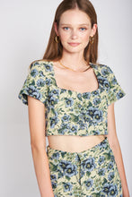 Load image into Gallery viewer, Kiara Jacquard Crop Top