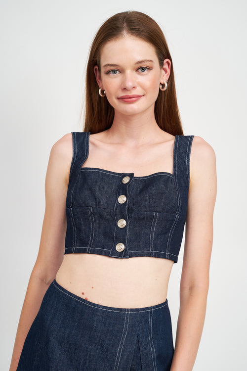 Demi Bustier Top