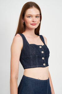 Demi Bustier Top
